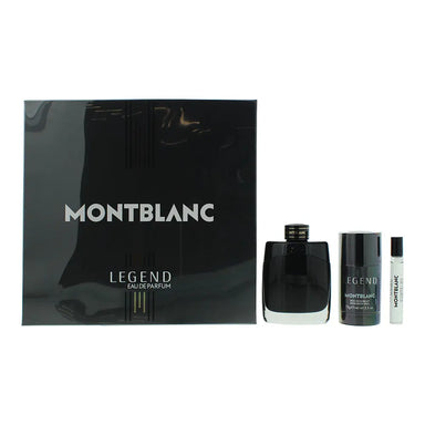 Montblanc Legend 3 Piece Gift Set: Eau De Parfum 100ml - Eau De Parfum 7.5ml - Eau De Parfum Montblanc