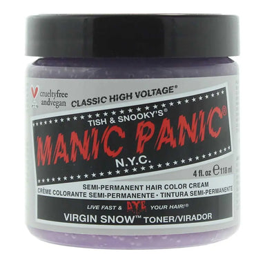 Manic Panic Classic High Voltage Virgin Snow Semi-Permanent Hair Colour Cream 118ml Manic Panic