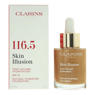 Clarins Skin Illusion Natural Hydrating Spf 15 116.5 Coffe  Foundation 30ml Clarins