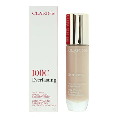 Clarins Everlasting Long-Wearing  Hydrating 100C Lily Foundation 30ml Clarins