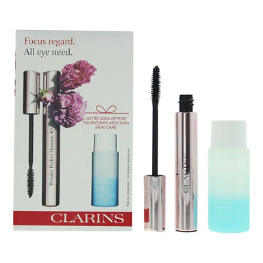 Clarins Wonder Perfect 2 Piece Gift Set: Mascara 8ml - Make-Up Remover 30ml Clarins
