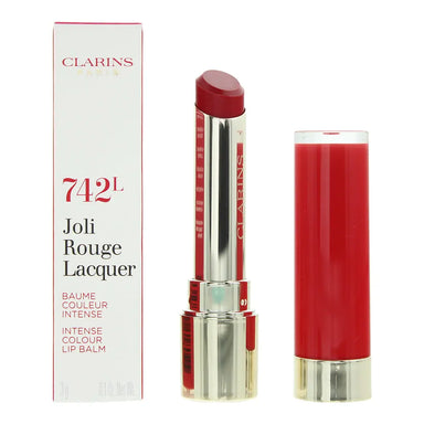 Clarins Joli Rouge Lacquer 742L Joli Rouge Lipstick 3g Clarins