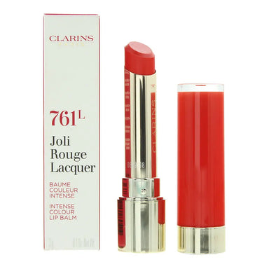 Clarins Joli Rouge Lacquer 761L Spicy Chilli Lipstick 3g Clarins