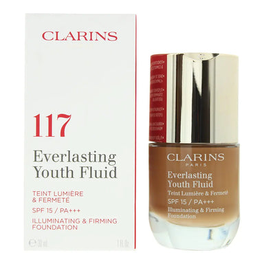 Clarins Everlasting Youth Fluid 117 Hazelnut Foundation 30ml Clarins