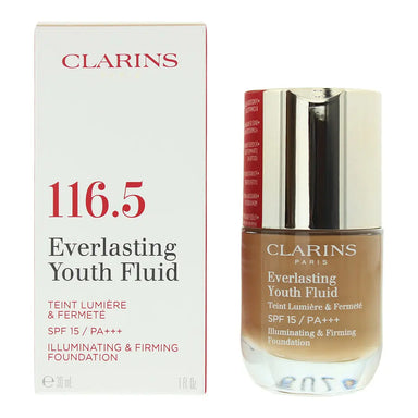 Clarins Everlasting Youth Fluid 116.5 Coffe Foundation 30ml Clarins