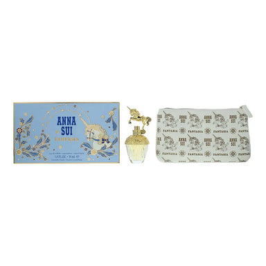 Anna Sui Fantasia 2 Piece Gift Set: Eau De Toilette 30ml - Cosmetic Bag Anna Sui