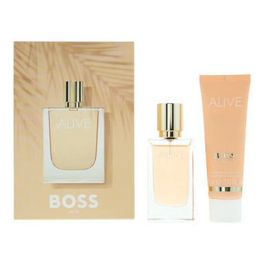 Hugo Boss Alive 2 Piece Gift Set: Eau De Parfum 30ml - Body Lotion 50ml Hugo Boss