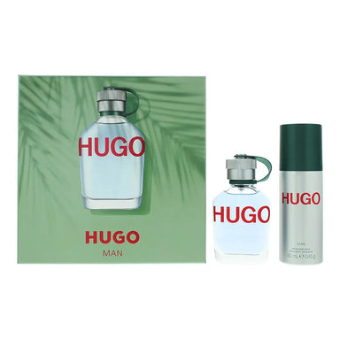 Hugo Boss Hugo Man 2 Piece Gift Set: Eau de Toilette 75ml - Deodorant Spray 150ml Hugo Boss