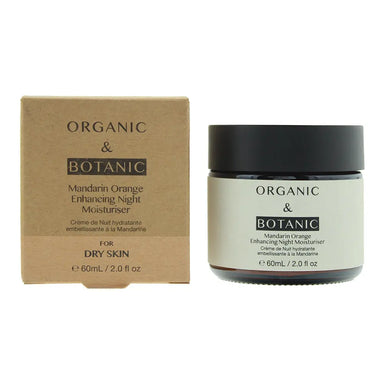 Organic  Botanic Mandarin Orange Enhancing Night Moisturiser 50ml Organic and Botanic
