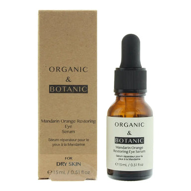 Organic  Botanic Mandarin Orange Restoring Eye Serum 15ml Organic and Botanic