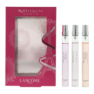 Lancôme Miracle 3 Piece Gift Set: Eau de Parfum 3 x 10ml Lancôme