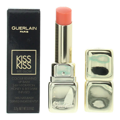 Guerlain Kiss Kiss Bee Glow 319 Peach Glow Lip Balm 3.2g Guerlain