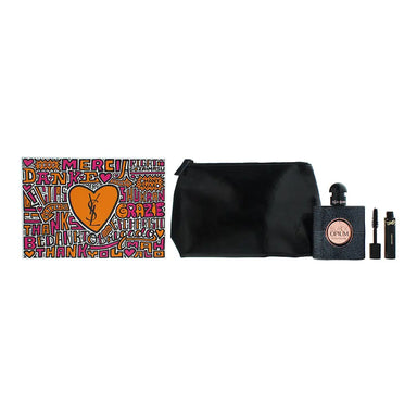 Yves Saint Laurent Black Opium 2 Piece Gift Set: Eau de Parfum 50ml - Mascara 2ml - Pouch Yves Saint Laurent