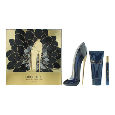 Carolina Herrera Good Girl 3 Piece Gift Set: Eau de Parfum 80ml - Eau de Parfum 10ml - Body Lotion 100ml Carolina Herrera
