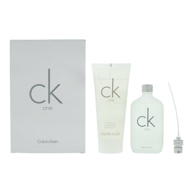 Calvin Klein Ck One 2 Piece Gift Set: Eau de Toilette 50ml - Shower Gel 100ml Calvin Klein