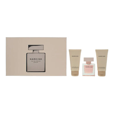 Narciso Rodriguez Cristal 3 Piece Gift Set: Eau de Parfum 50ml - Body Lotion 50ml - Shower Gel 50ml Narciso Rodriguez