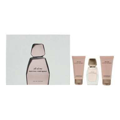 Narciso Rodriguez All Of Me 3 Piece Gift Set: Eau de Parfum 50ml - Body Lotion 50ml - Shower Gel 50ml Narciso Rodriguez