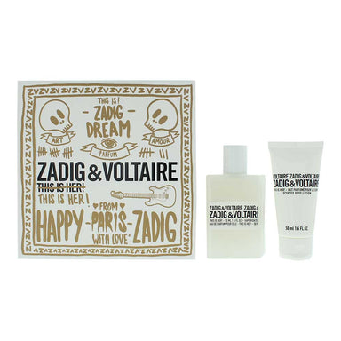 Zadig  Voltaire This Is Her! 2 Piece Gift Set: Eau de Parfum 50ml - Body Lotion Zadig Voltaire