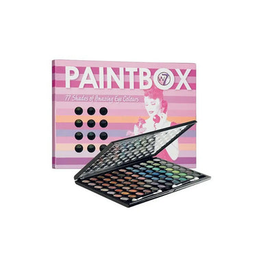 W7 Cosmetics Paintbox 77 Piece Eyeshadow Palette - The Beauty Store
