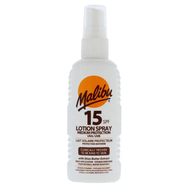Malibu SPF 15 Lotion Spray Medium Protection Water Resistant 100ml - The Beauty Store