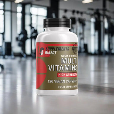 Supplements Direct Multi Vitamins Gold-Formula 120 Vegan Capsules - The Beauty Store