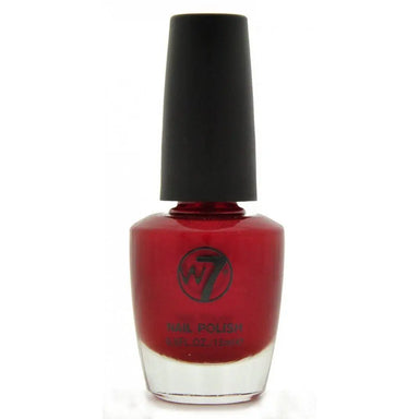 W7 Cosmetics Red Nail Polish 15ml - The Beauty Store