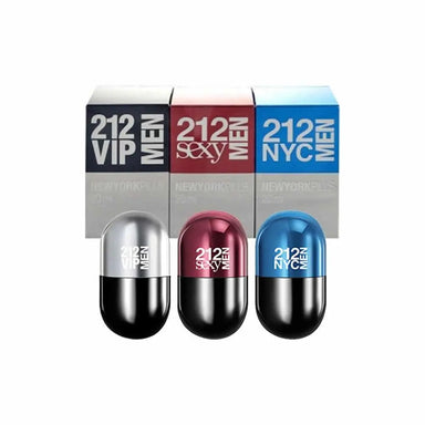 Carolina Herrera 212 New York Pills Fragrance Set for Men