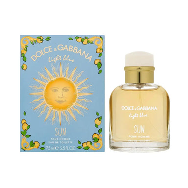 Dolce & Gabbana Light Blue Sun Pour Homme EDT Spray 75ml - The Beauty Store