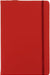 ICE London VELVET NOTEBOOK A5 RED - The Beauty Store