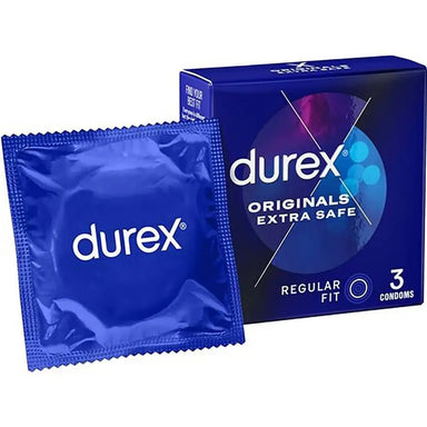 Durex Originals Extra Safe Condoms Regular Fit Pack of 3 - The Beauty Store