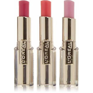 L'Oreal Rouge Caresse Pearly Lipstick Trio