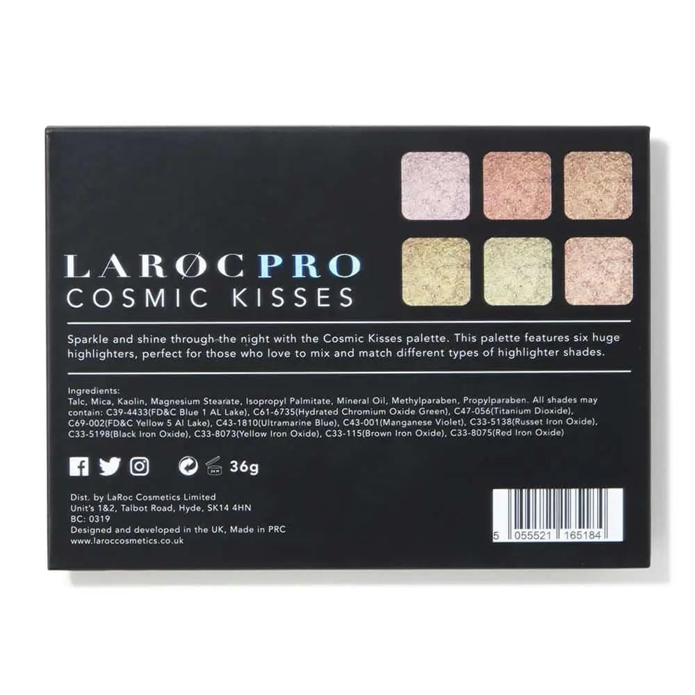LaRoc Pro 6 Highlighter Palette - Cosmic Kisses