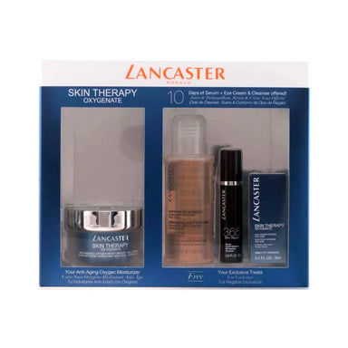 Lancaster Skin Therapy Oxygenate Set - Moisturiser, Cleanser, Serum & Eye Care