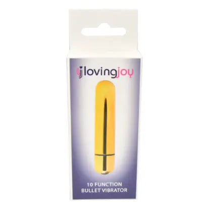 Loving Joy 10 Function Gold Bullet Vibrator Loving Joy
