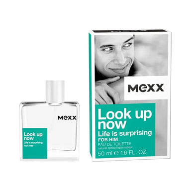 Mexx Look Up Now for Him Eau de Toilette Spray 50ml - The Beauty Store