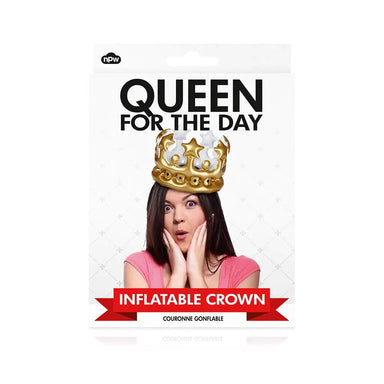 NPW Queen for the Day Inflatable Gold Crown NPW