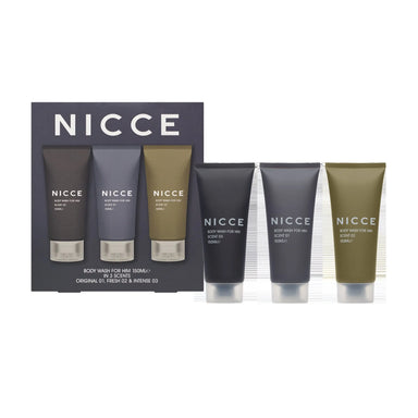 Nicce Gift Set for Him 3 x 150ml Body Wash - The Beauty Store
