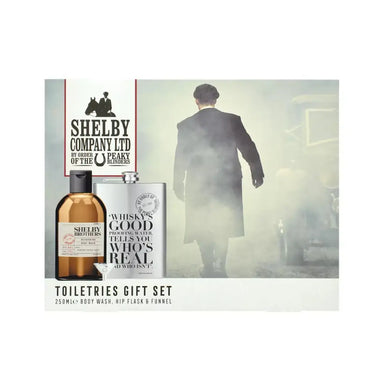 Peaky Blinders 250ml Body Wash, Hip Flask & Funnel - The Beauty Store