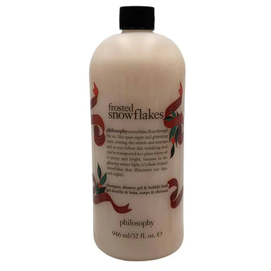 Philosophy Frosted Snowflakes Shampoo, Shower Gel & Bubble Bath 946ml
