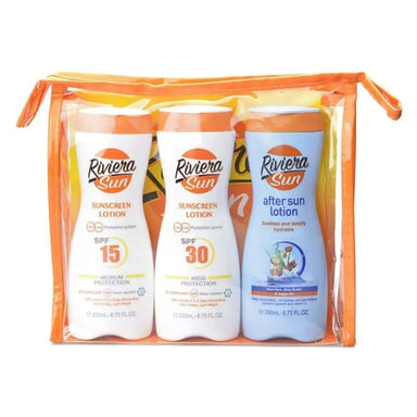 Riviera Sun Sunscreen Lotion & After Sun Lotion Trio Pack