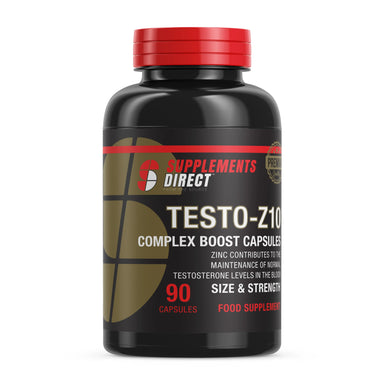 Supplements Direct Testo-Z10 Complex Boost 90 Capsules Gym Muscle Growth - The Beauty Store