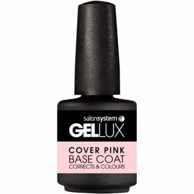 Salon System Gellux Gel Polish 15ml - Cover Pink Base Coat Salon System