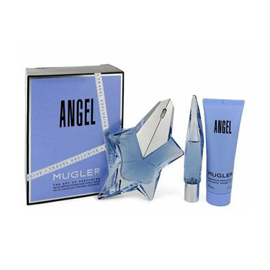 Thierry Mugler Angel Gift Set: EDP Spray 50ml, EDP 10ml & S/Gel 50ml