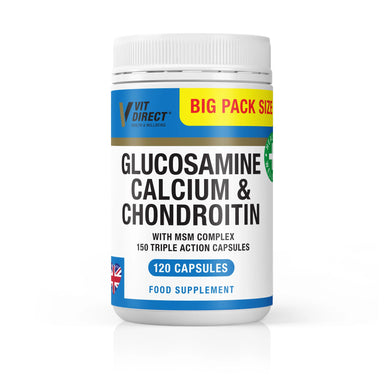 Vit Direct Glucosamine Calcium & Chondroitin 120 Capsules - The Beauty Store