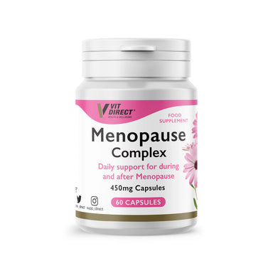 Vit Direct Menopause Complex 450mg 60 Capsules - 1 Month Supply - The Beauty Store