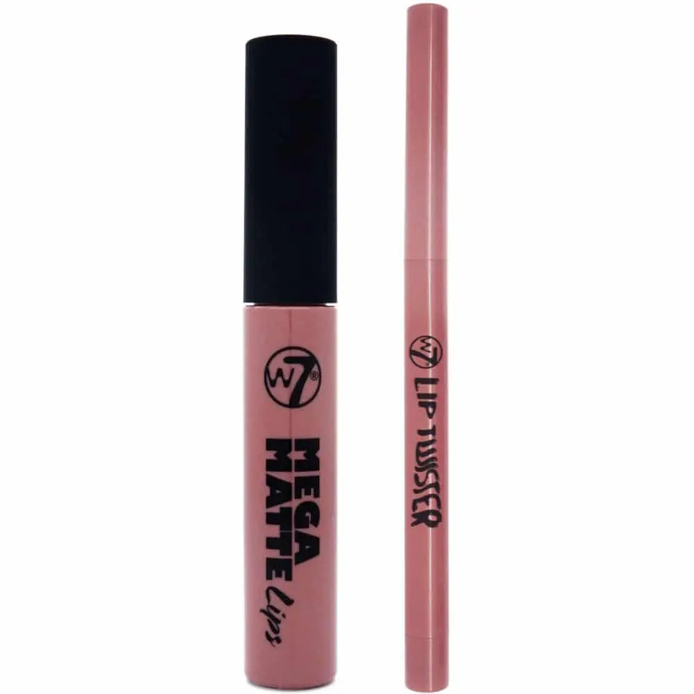 W7 Cosmetics Little Bang! Pink Lips - Lipgloss &amp; Lipliner Duo - The Beauty Store