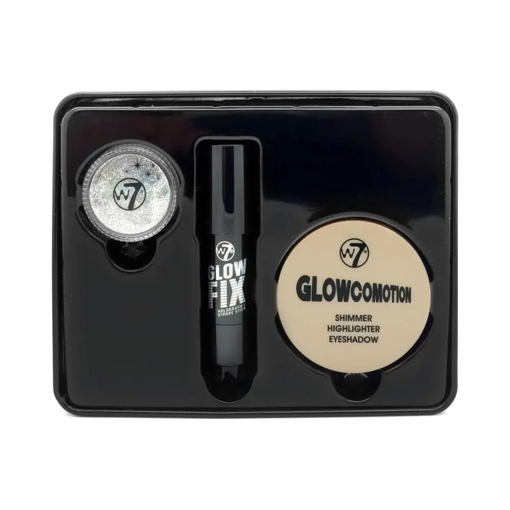 W7 Cosmetics Holo Heroes Super Mini Glow Kit - The Beauty Store