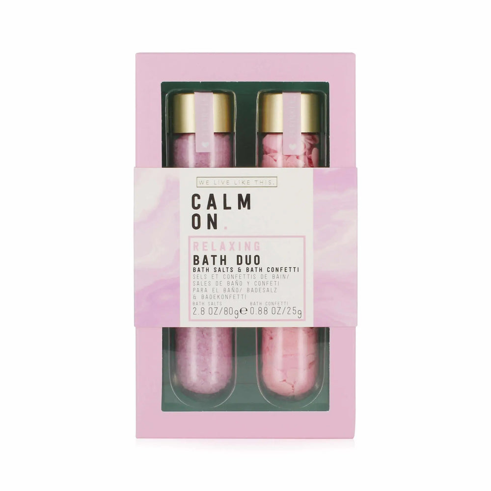 We Live Like This. Calm On Bath Salts & Confetti Duo