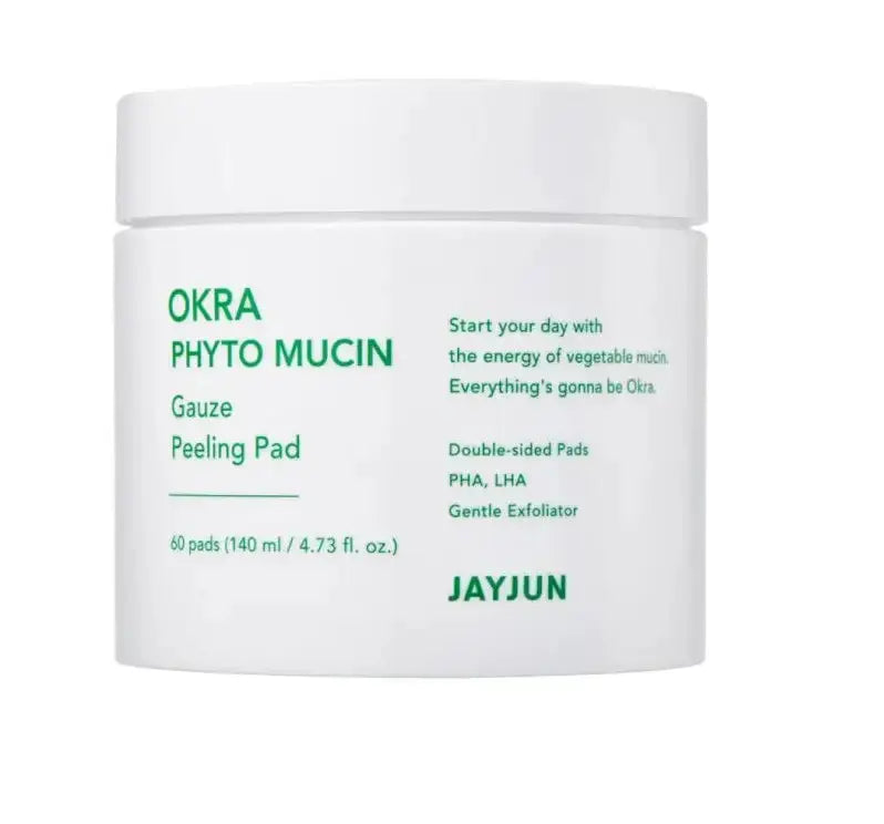 Okra Phyto Mucin Gauze Peeling Pad 140ml - The Beauty Store
