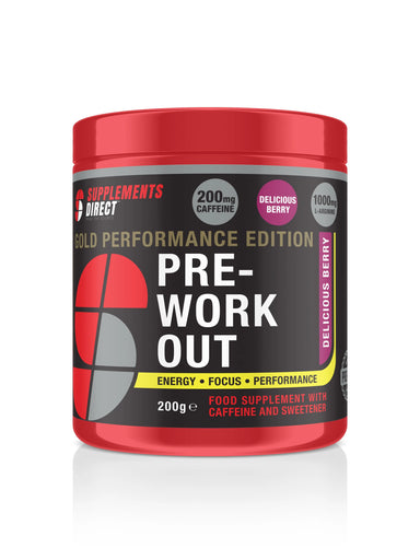 Supplements Direct Gold Edition Pre-Work Out 200g - The Beauty Store